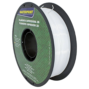 FILAMENTO 3D PLA 1.75MM MASTERPRINT BRANCO 1KG