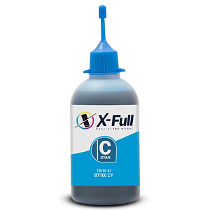TINTA COMPATÍVEL BROTHER BT100 T230 CORANTE CIANO X-FULL 100ML