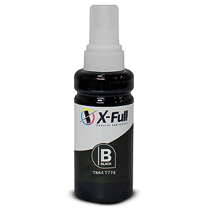 TINTA COMPATÍVEL EPSON T664 T774 CORANTE PRETO X-FULL 70ML