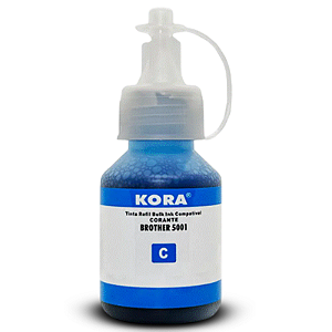 TINTA COMPATÍVEL BROTHER BT T5001 CORANTE CIANO KORA 48ML
