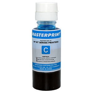 TINTA COMPATÍVEL HP GT52 CORANTE CIANO MASTERPRINT 70ML