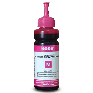 TINTA COMPATÍVEL HP VIVERA CORANTE MAGENTA KORA 100ML