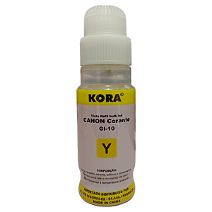 TINTA COMPATÍVEL CANON GL10 CORANTE AMARELO KORA 70ML