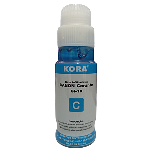 TINTA COMPATÍVEL CANON GL10 CORANTE CIANO KORA 70ML