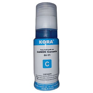 TINTA COMPATÍVEL CANON GL11 CORANTE CIANO KORA 70ML