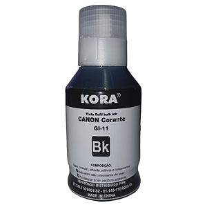 TINTA COMPATÍVEL CANON GL11 CORANTE PRETO KORA 100ML