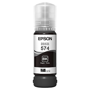 TINTA ORIGINAL EPSON T574 L8050 CORANTE PRETO 70ML