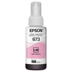 TINTA ORIGINAL EPSON T673 CORANTE MAGENTA LIGHT 70ML