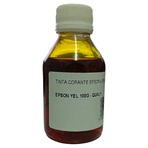 TINTA COMPATÍVEL EPSON L100 L200 L365 L375 CORANTE AMARELO QUALY INK 100ML