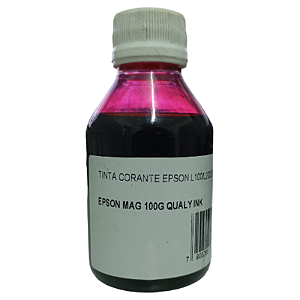 TINTA COMPATÍVEL EPSON L100 L200 L365 L375 CORANTE MAGENTA QUALY INK 100ML