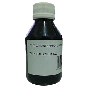 TINTA COMPATÍVEL EPSON L100 L200 L365 L375 CORANTE PRETO QUALY INK 100ML