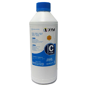 TINTA COMPATÍVEL HP UNIVERSAL CORANTE CIANO X-FULL 1L