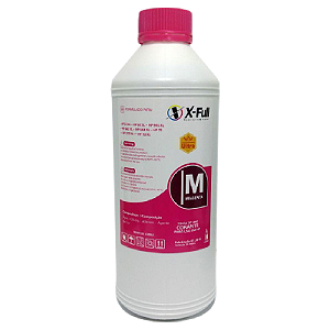 TINTA COMPATÍVEL HP UNIVERSAL CORANTE MAGENTA X-FULL 1L