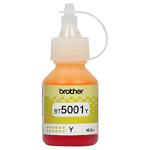 TINTA ORIGINAL BROTHER BT5001 PIGMENTADA AMARELO 48.8ML