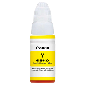 TINTA ORIGINAL CANON GL190 CORANTE AMARELO 70ML