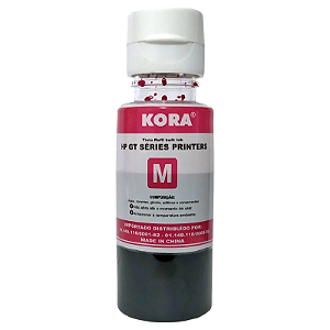 TINTA COMPATÍVEL HP GT52 CORANTE MAGENTA KORA 70ML