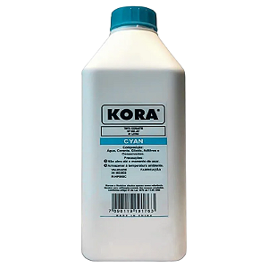 TINTA COMPATÍVEL HP UNIVERSAL CORANTE CIANO KORA 1L