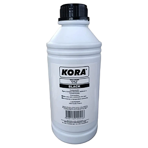 TINTA COMPATÍVEL HP UNIVERSAL CORANTE PRETO KORA 1L