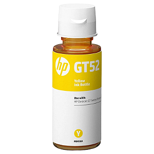 TINTA ORIGINAL HP GT52 CORANTE AMARELO 70ML