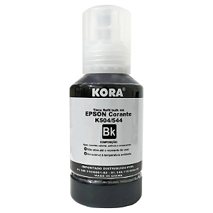 TINTA COMPATÍVEL EPSON T504 T544 CORANTE PRETO KORA 127ML