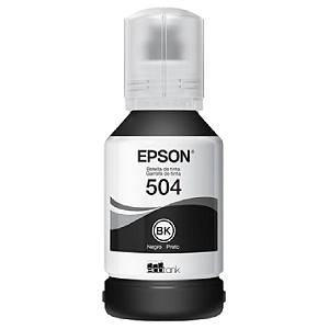 TINTA ORIGINAL EPSON T504 PIGMENTADA PRETO 127ML