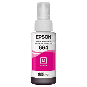 TINTA ORIGINAL EPSON T664 CORANTE MAGENTA 70ML
