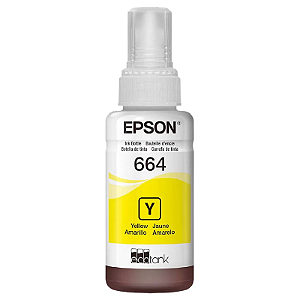 TINTA ORIGINAL EPSON T664 CORANTE AMARELO 70ML