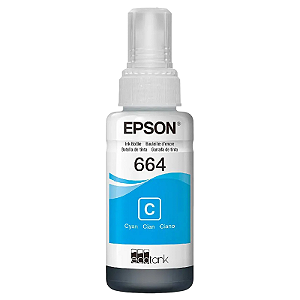 TINTA ORIGINAL EPSON T664 CORANTE CIANO 70ML