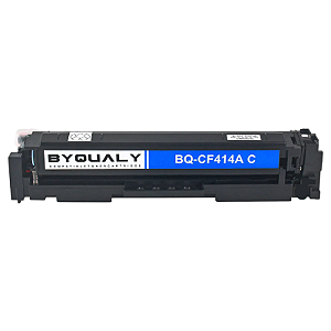 TONER COMPATÍVEL HP CF414A SEM CHIP CIANO BYQUALY 2.1K