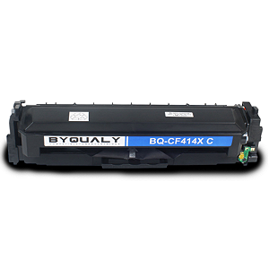 TONER COMPATÍVEL HP CF414X COM CHIP CIANO BYQUALY 6K