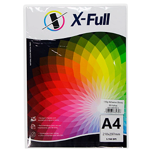 PAPEL ADESIVO FOTO GLOSSY A4 135G X-FULL 20 FOLHAS
