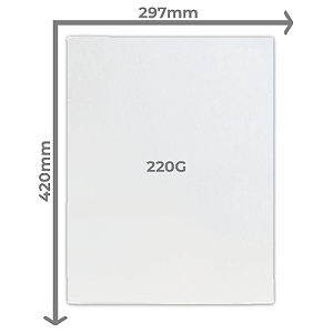 PAPEL FOTOGRÁFICO DUPLA FACE GLOSSY A3 200G 20 FOLHAS