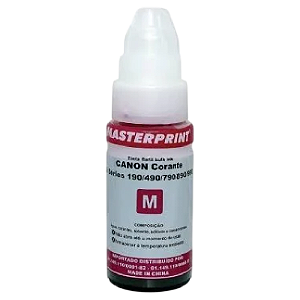 TINTA COMPATÍVEL CANON GL190 CORANTE MAGENTA MASTERPRINT 70ML