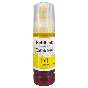TINTA COMPATÍVEL EPSON T504 T544 CORANTE AMARELO BULK INK 70ML