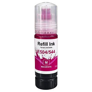 TINTA COMPATÍVEL EPSON T504 T544 CORANTE MAGENTA BULK INK 70ML