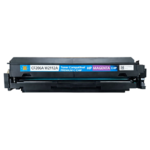 TONER COMPATÍVEL HP CF206A W2113A MAGENTA PREMIUM C/ CHIP 1.2K