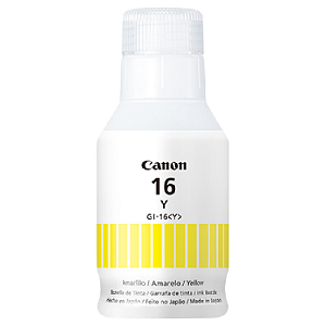 TINTA ORIGINAL CANON GI16 PIGMENTADA AMARELO 135ML
