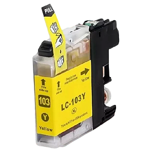 CARTUCHO DE TINTA COMPATÍVEL COM BROTHER BLC103 AMARELO X-FULL 14ML