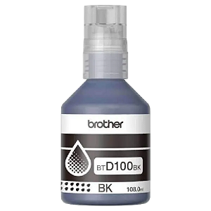 TINTA ORIGINAL BROTHER BTD100BK CORANTE PRETO 7,5K