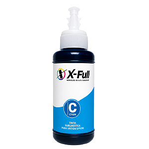 TINTA COMPATÍVEL EPSON UNIVERSAL SUBLIMÁTICA CIANO X-FULL 100ML