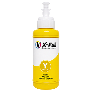 TINTA COMPATÍVEL EPSON UNIVERSAL SUBLIMÁTICA AMARELO X-FULL 100ML