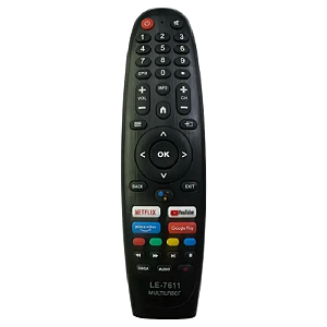 CONTROLE REMOTO TV SMART MULTILASER LE-7611 LELONG