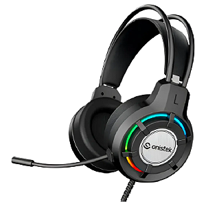 HEADSET GAMER RGB COM FIO ONISTEK ON-FN637
