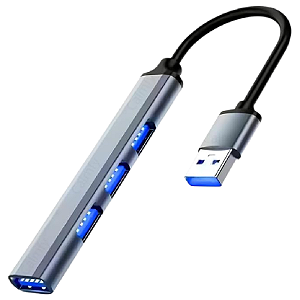 HUB USB 3 PORTAS 2.0 E 1 PORTA 3.0 KNUP KP-HB503