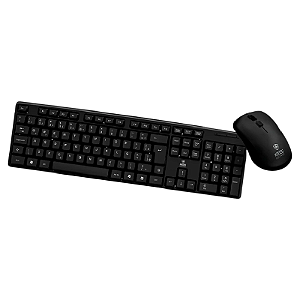 KIT TECLADO E MOUSE COM FIO USB KE-KM400V1 KROSS PRETO