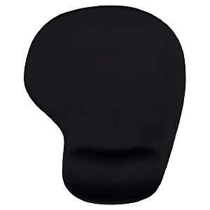 MOUSE PAD KROSS 22.8X19.2CM COM APOIO EM GEL KE-CBS0109 PRETO