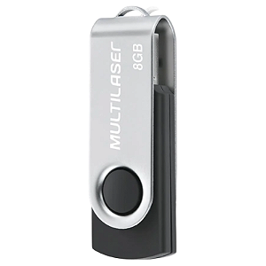 PEN DRIVE MULTILASER 8GB TWIST PD587
