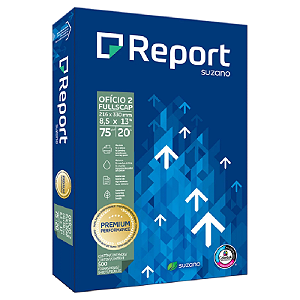 PAPEL SULFITE OFICIO 2 75G 216MM X 330MM REPORT 500 FOLHAS BRANCO