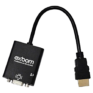 CABO CONVERSOR HDMI PARA VGA EXBOM CC-HVA100