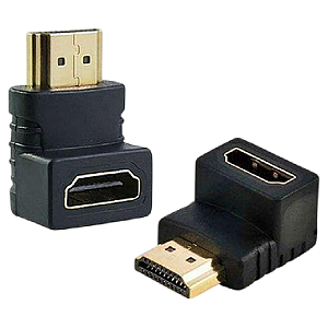 ADAPTADOR HDMI M PARA HDMI F 90° ARTICULADO LE-5565 IT-BLUE
